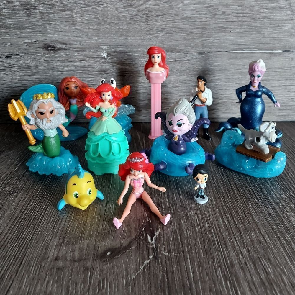 Disney The Little Mermaid Toy Lot